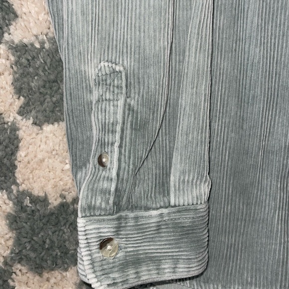 Sage Green Corduroy Shirt from Urban Outfitters - Picture 5 of 7